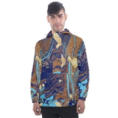 My Pour Cup Painting 5 Cbdoilprincess Men s Front Pocket Pullover Windbreaker