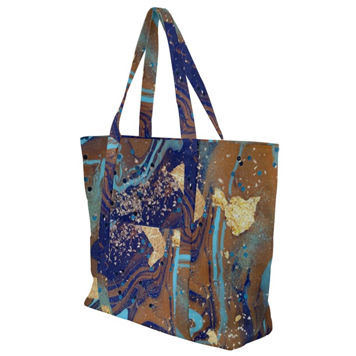 My Pour Cup Painting 5 Cbdoilprincess Zip Up Canvas Bag