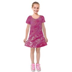 My Pour Cup Painting 1 Cbdoilprincess  Kids  Short Sleeve Velvet Dress