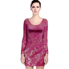 My Pour Cup Painting 1 Cbdoilprincess  Long Sleeve Velvet Bodycon Dress