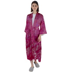 My Pour Cup Painting 1 Cbdoilprincess  Maxi Satin Kimono by CBDOilPrincess1