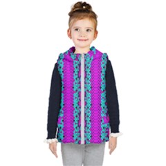 Snake Print Cbdoilprincess Kids  Hooded Puffer Vest