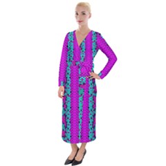 Snake Print Cbdoilprincess Velvet Maxi Wrap Dress by CBDOilPrincess1