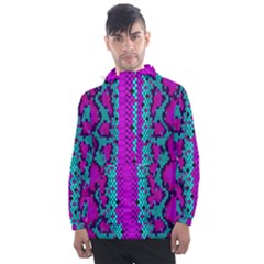 Snake Print Cbdoilprincess Men s Front Pocket Pullover Windbreaker