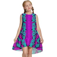 Snake Print Cbdoilprincess Kids  Frill Swing Dress