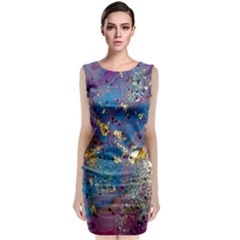 My Pour Cup Painting 7 1 Cbdoilprincess  Sleeveless Velvet Midi Dress