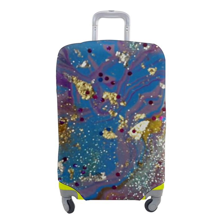 My Pour Cup Painting 7.1 CBDOilPrincess  Luggage Cover (Small)