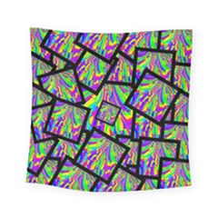 Vibrant Colors Cbdoilprincess Square Tapestry (small)