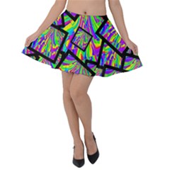 Vibrant Colors Cbdoilprincess Velvet Skater Skirt