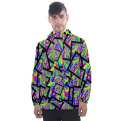 Vibrant Colors Cbdoilprincess Men s Front Pocket Pullover Windbreaker