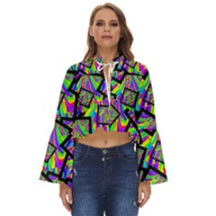 Vibrant Colors Cbdoilprincess Boho Long Bell Sleeve Top