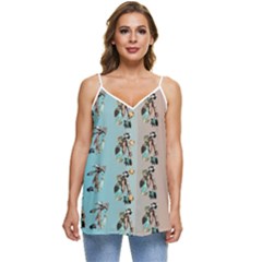 My Tomahawks Cbdoilprincess Casual Spaghetti Strap Chiffon Top