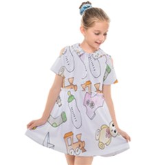 Hd-wallpaper-b 015 Kids  Short Sleeve Shirt Dress