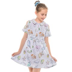 Hd-wallpaper-b 016 Kids  Short Sleeve Shirt Dress