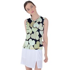 Heart-003 Women s Sleeveless Sports Top by nate14shop