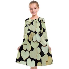 Heart-003 Kids  Midi Sailor Dress