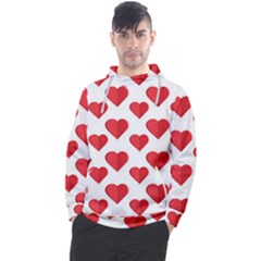 Heart-004 Men s Pullover Hoodie by nate14shop