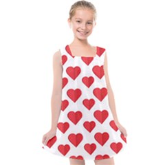 Heart-004 Kids  Cross Back Dress by nate14shop