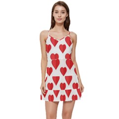 Heart-004 Short Frill Dress