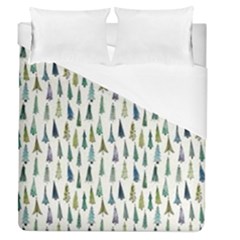 Christmas Tree Duvet Cover (queen Size) by nate14shop