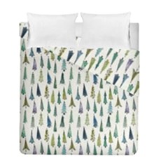 Christmas Tree Duvet Cover Double Side (full/ Double Size) by nate14shop