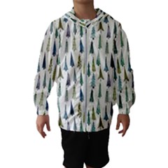 Christmas Tree Kids  Hooded Windbreaker by nate14shop