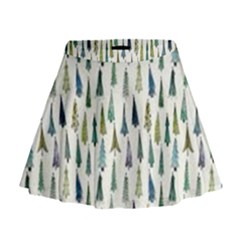 Christmas Tree Mini Flare Skirt by nate14shop