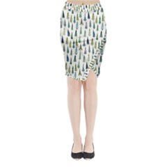 Christmas Tree Midi Wrap Pencil Skirt by nate14shop