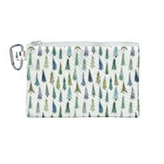 Christmas Tree Canvas Cosmetic Bag (medium)