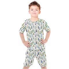 Christmas Tree Kids  Tee And Shorts Set by nate14shop