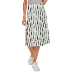 Christmas Tree Midi Panel Skirt by nate14shop