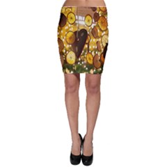 Lemon-slices Bodycon Skirt by nate14shop