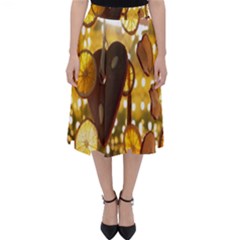 Lemon-slices Classic Midi Skirt by nate14shop