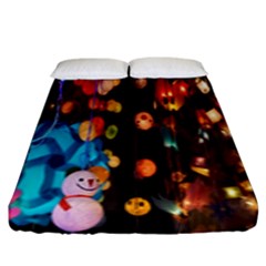 Lighting Fitted Sheet (king Size) by nate14shop