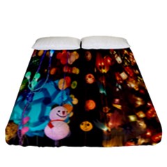 Lighting Fitted Sheet (california King Size) by nate14shop