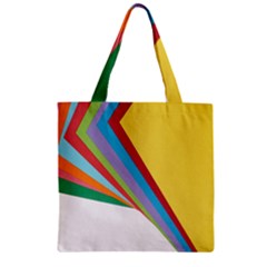 Paper Zipper Grocery Tote Bag by nate14shop