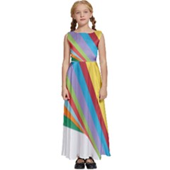 Paper Kids  Satin Sleeveless Maxi Dress by nate14shop