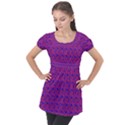 Digitalart Puff Sleeve Tunic Top View1