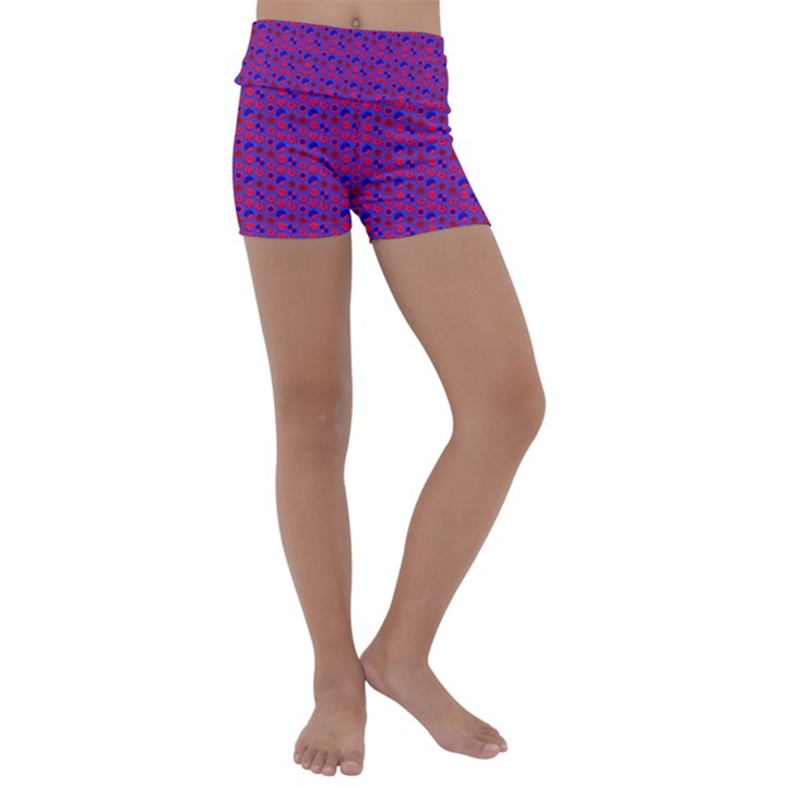 Digitalart Kids  Lightweight Velour Yoga Shorts