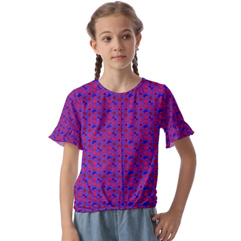 Digitalart Kids  Cuff Sleeve Scrunch Bottom Tee by Sparkle