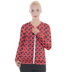 Glowing Leafs Casual Zip Up Jacket by Sparkle