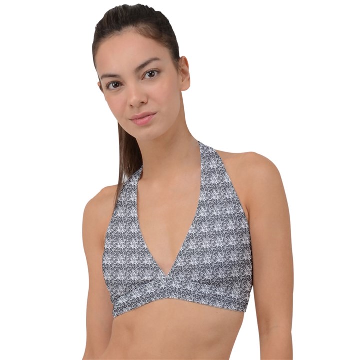 Digitalart Halter Plunge Bikini Top