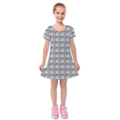 Digitalart Kids  Short Sleeve Velvet Dress