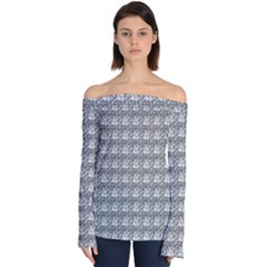 Digitalart Off Shoulder Long Sleeve Top by Sparkle