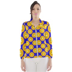 Pattern Sun-flower Women s Windbreaker by nate14shop