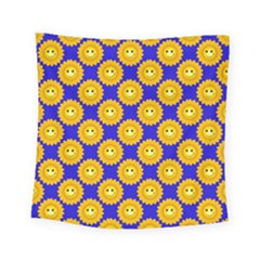 Pattern Sun-flower Square Tapestry (small) by nate14shop