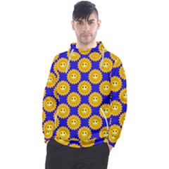 Pattern Sun-flower Men s Pullover Hoodie by nate14shop