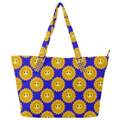 Pattern Sun-flower Full Print Shoulder Bag by nate14shop