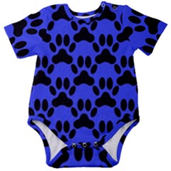 Pattern-b 003 Baby Short Sleeve Onesie Bodysuit