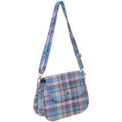 Plaid Saddle Handbag by nate14shop